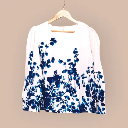 Petal Pop Printed Blouse – Where Art Meets Everyday