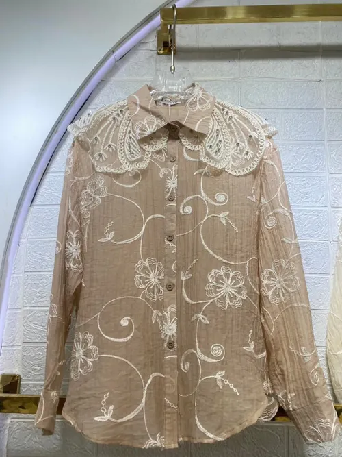 Dress Up Diva Vintage Muse Embroidered Shirt