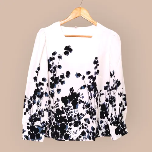 Petal Pop Printed Blouse – Where Art Meets Everyday