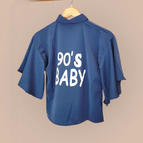 90’s Baby Oversized Bell Sleeve Shirt – Born to Stand Out