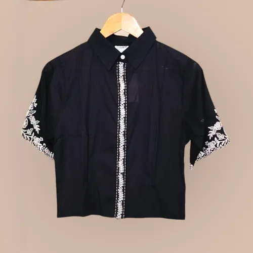 Flora Charm Embroidered Shirt – 5 Effortless Shades