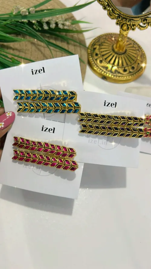 Alligator  pin (Diamond shaped Pair)