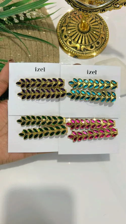 Alligator clip (eye shaped pair)