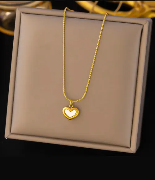 Mini white heart