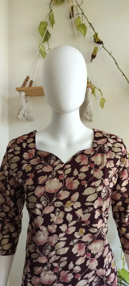 Premium Silk Cotton Kurti # 3