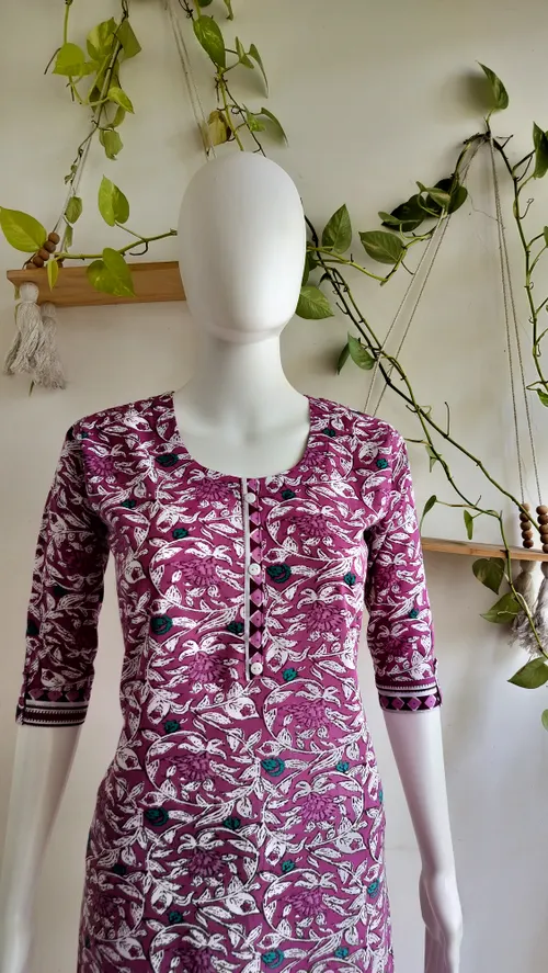 Rayon Kurti With Pant 4
