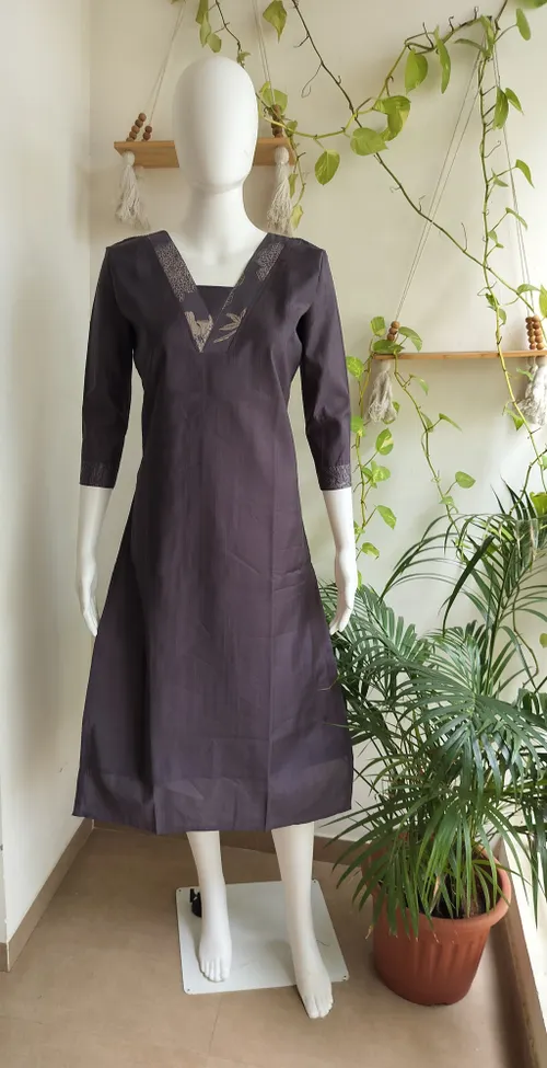 Premium Silk Cotton Kurti # 4