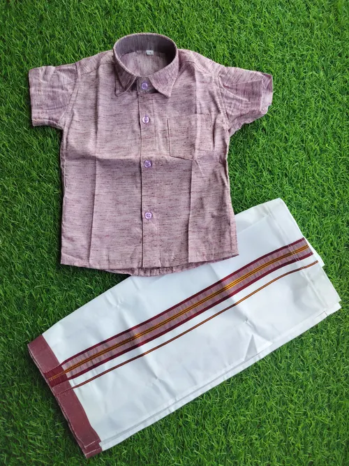 Rose Prince Dhoti Set
