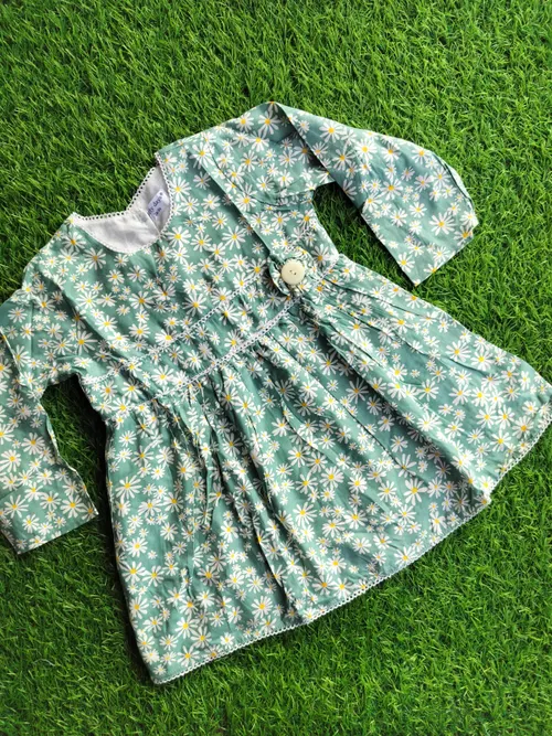 Dark Green Floral FT09