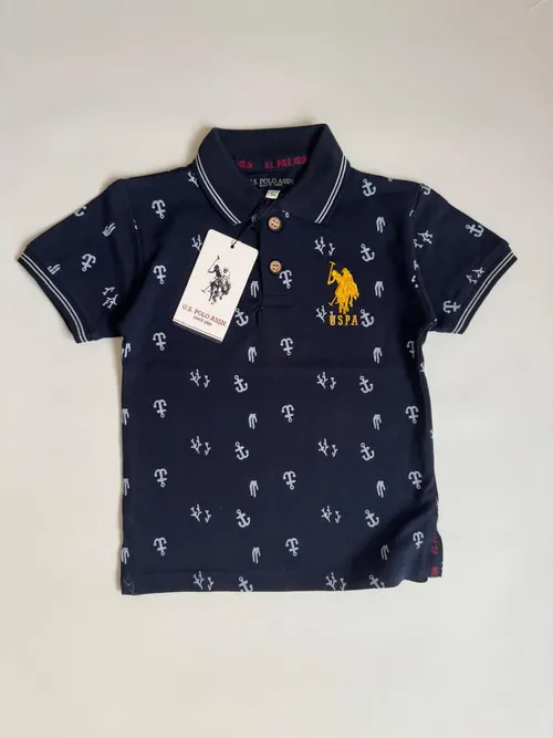 Navy Anchor Premium Tshirt