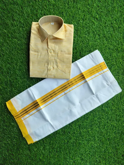 Goldie Boy Dhoti Set