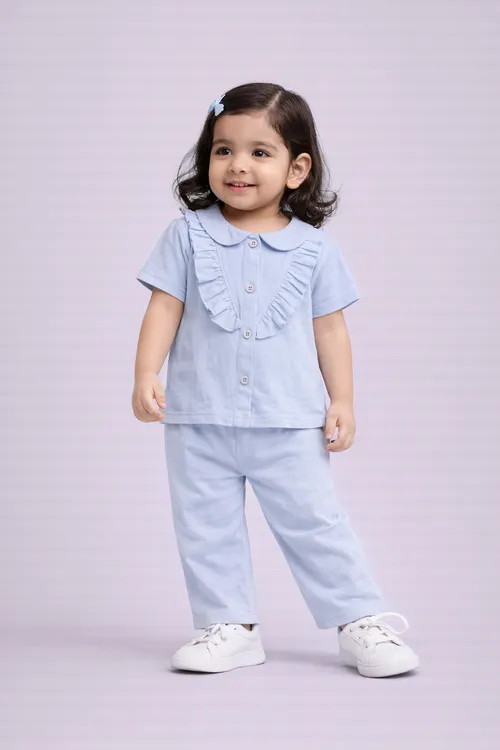 Blue Smurf Peter Pan Set