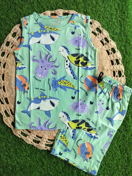 Ocean Buddies Sleeveless Set BSL15