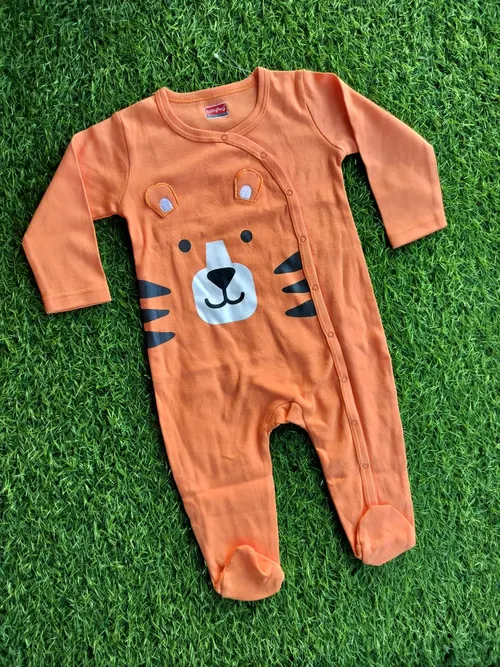 Orange Roar sleepsuit