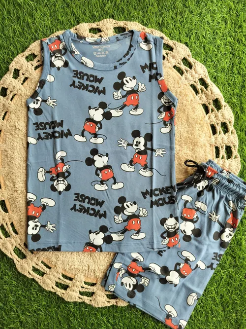 Mickey Sleeveless Set BSL04