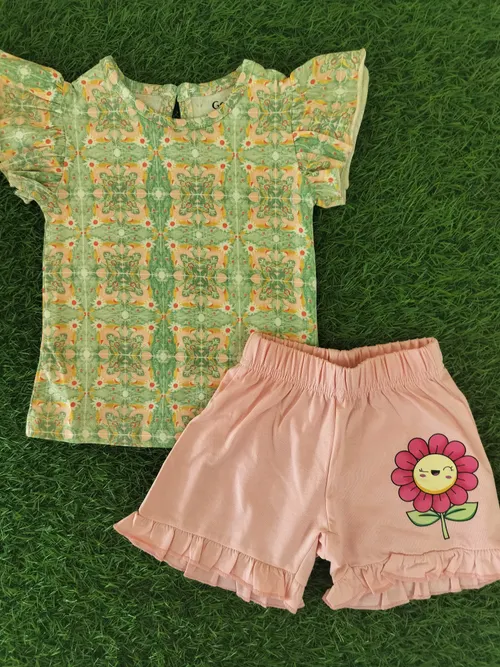 Flower Frill Shorts Sets GFS003