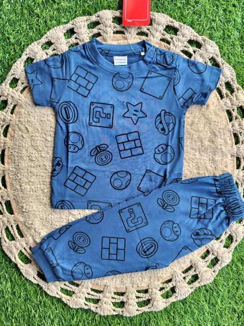 Blue_Play Pant Sets PS004