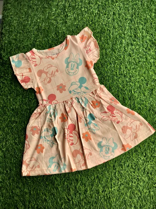 Peach Minnie Frock G2F0008