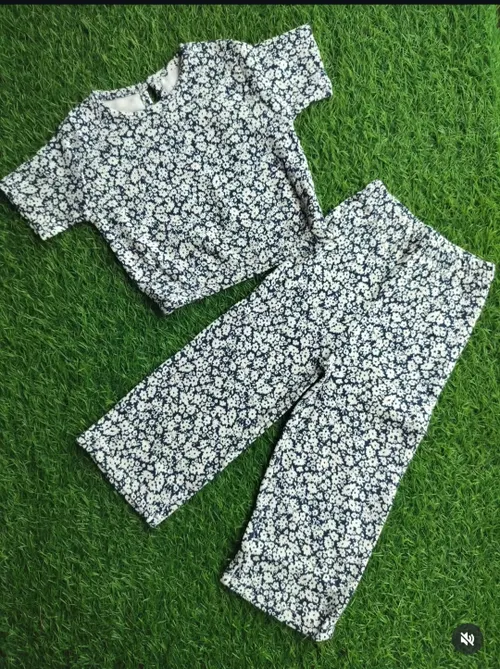 Midnight Crop Top Set