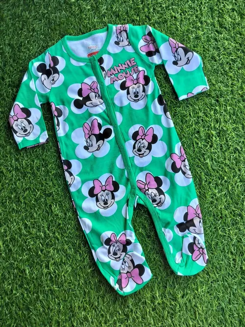 Green Minnie Sleepsuit