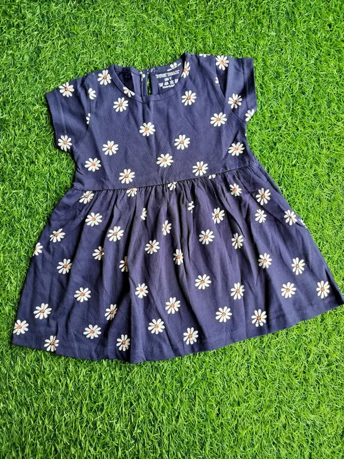 Navy Daisy Frock FR150