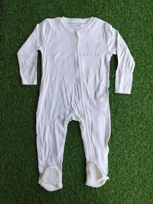 Playful Bunny Sleepsuit