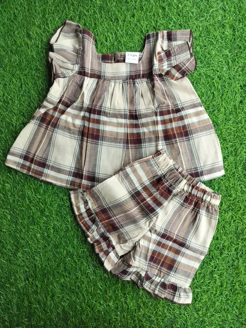 Brown Delight Shorts Set ELT031