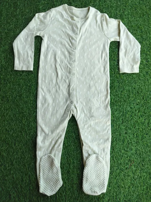 Green Florals Sleepsuit