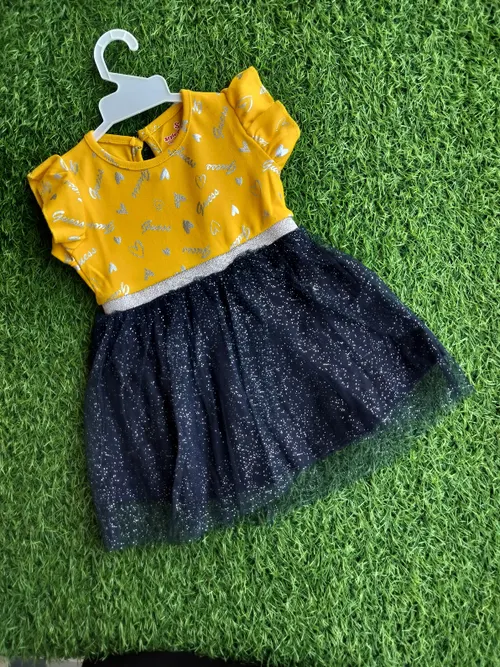 Golden Night Mesh Frock FANCY