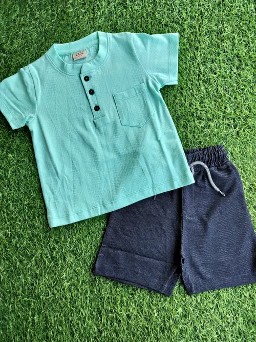 Mint Green Henley Coord
