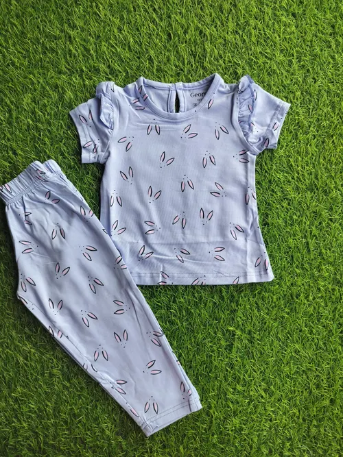 Bunny Fancy Sleeve Pant Sets PFS007