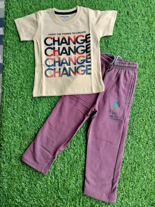Beige Change Pant Set