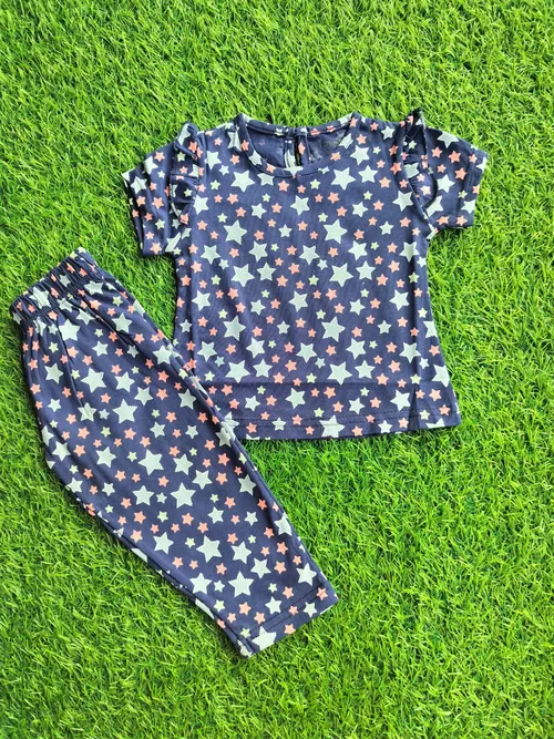 Blue_Star Fancy Sleeve Pant Sets PFS001