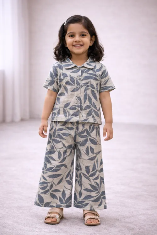 Stone Leaf Collar Coord POLO