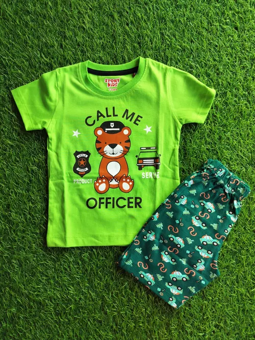 Call Me Officer Shorts Set BS010