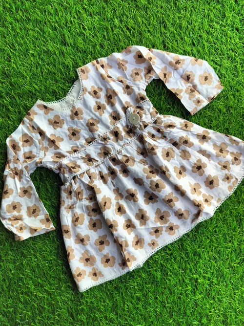 White Brown Floral FT02