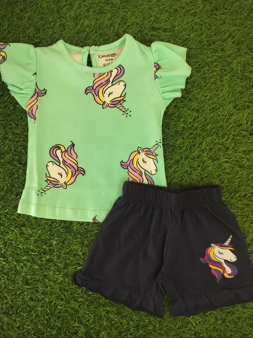 Unicorn Frill Shorts Sets GFS004