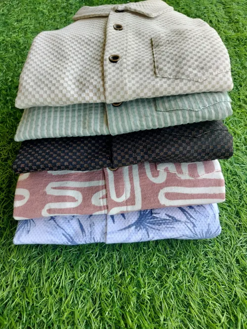 Mint Stripes Premium Shorts Sets