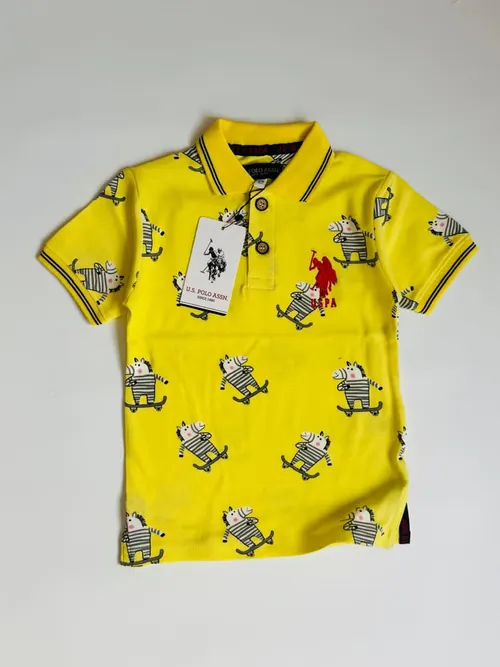 Yellow Cartoon Premium Tshirt