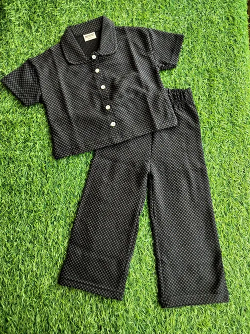 Midnight Dot Collar Coord POLO