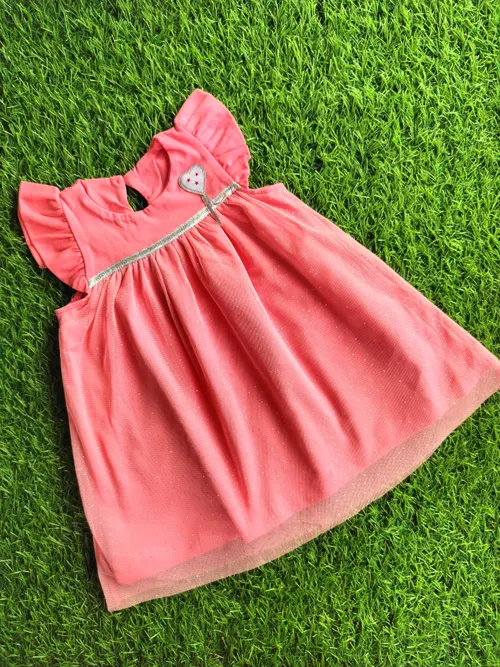 Peach Fancy Frock