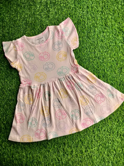 Pastel Barbie Frock G2F0009