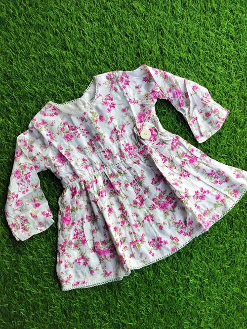 White Pink Floral FT04
