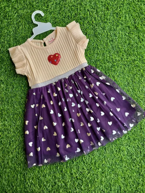 Heart Pop Mesh Frock FANCY