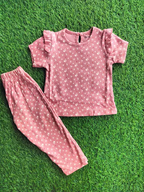 Dusty_Pink Fancy Sleeve Pant Sets PFS003