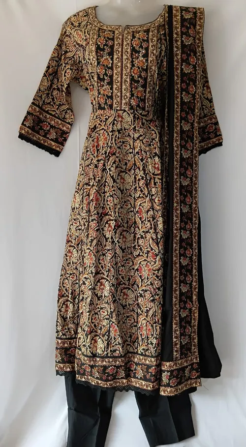 Pure Cotton Anarkali kurthi set