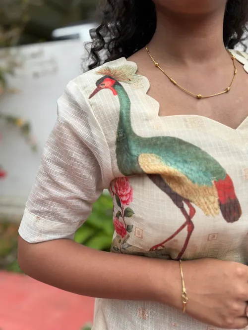 Peacock print 3 pcs set