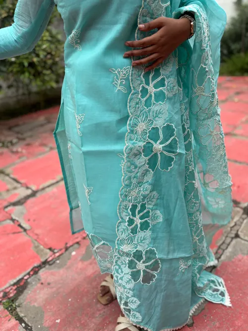 Ice Blue 3 piece suit