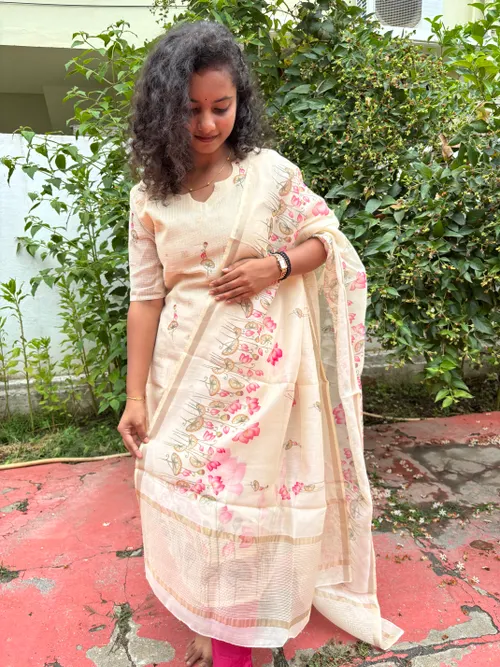 Lotus printed 3 piece Suit 