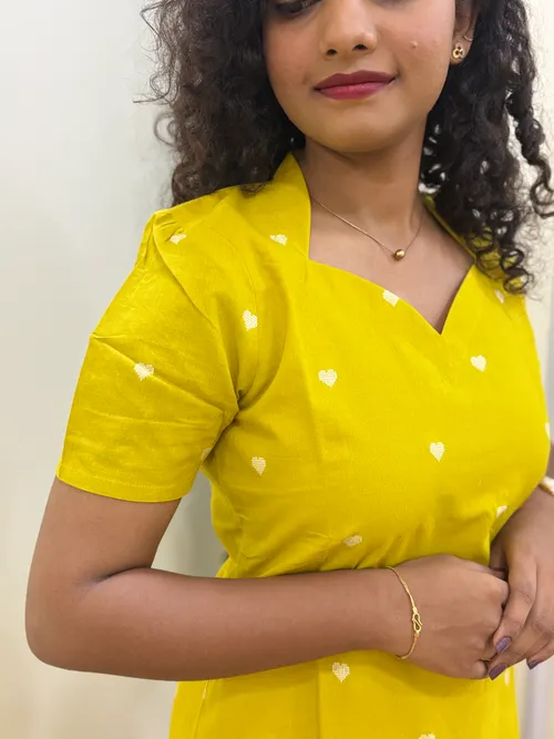 Mustard Yellow Handloom Cotton Coords